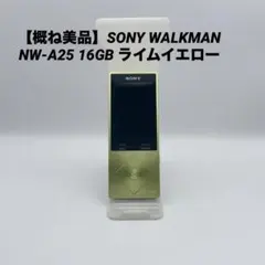 【概ね美品】SONY WALKMAN NW-A25 16GB ライムイエロー