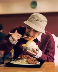 【POPEYE掲載】NIKE ナイキ バケットハット ベージュ M シティボーイ