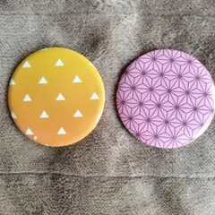 鬼滅の刃缶バッジ 我妻善逸＆竈門禰豆子