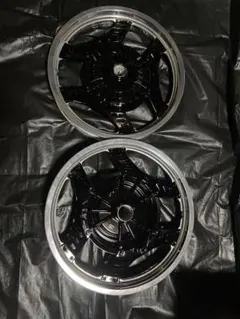 CB750F キャストホイール 7黒/前後セットCB750FOUR RC04 - メルカリ