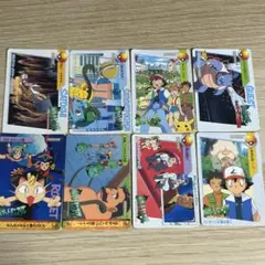 【当時物】ポケモンカードダスアニメコレクション 8枚まとめ売り