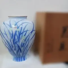深川製磁　花瓶　花　春蘭　未使用