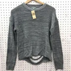 インディースリーズ 新品 DON'T ASK WHY スリットニットトップス