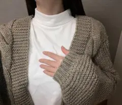 Studio clip ドルマンスリーブニットカーディガン