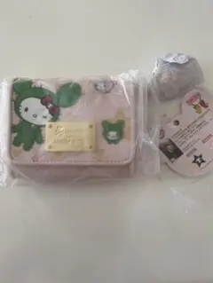 ハローキティ 三つ折り財布 付属品付き