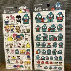 【正規品】4サイズステッカー サンリオキャラクターズ