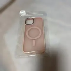 iPhone15 カバー　ピンク