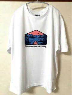 【極美品】EKAL アウトドアTシャツ 白 L