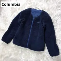 Columbia リバーシブル ボア ブルゾン フリース ノーカラー XS