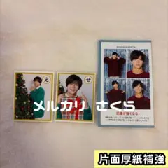 菅田琳寧 B&ZAI　厚紙 証明写真 メロかるた　ザテレビジョン TVガイド