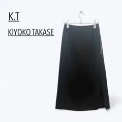 * キヨコタカセ スエード調 ロングフレアスカート 秋冬のサムネイル