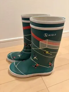 AIGLE エーグル　キッズ レインブーツ 長　18.5cm〜19cm