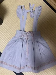 Lizlisa 紫色ミニスカートタッグ付き　フリーサイズ