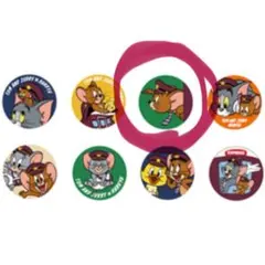 トムとジェリー × 阪急電車　刺繍バッジ