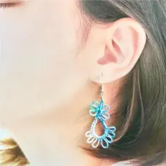雫のイヤリング ピアス