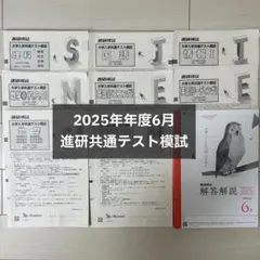 2025年6月 進研共通テスト模試 解説つき
