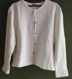 M'CREGOR ホワイト 長袖カーディガン L