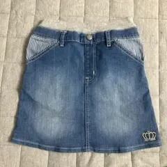 baby doll デニムスカート