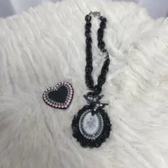 タリナタランティーノ　ネックレス　ヘアピン　蝶々　ハート