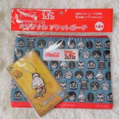 ダンダダン コカコーラ フラットポーチ 一番くじ G賞 変顔ラバーチャーム