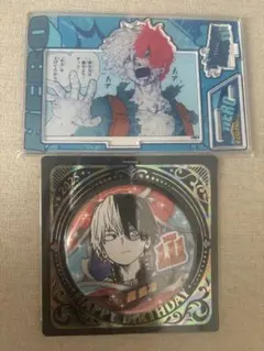 僕のヒーローアカデミア ヒロアカ バースデー アクスタ 缶バッジ 轟 焦凍