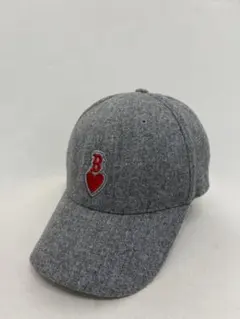 【MLB Korea】グレー ベースボールキャップ ハートのサムネイル