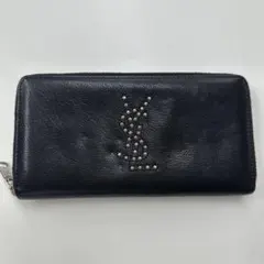 SAINT LAURENT スタッズ 長財布 - メルカリ
