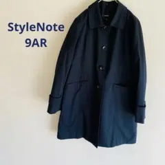 StyleNoteステンカラーコート ネイビービジネスコート取り外しライナー付き