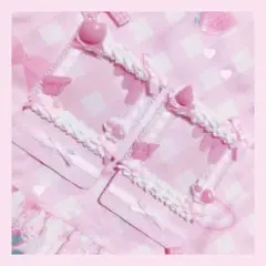 硬質ケース 2点セット ♡ ホイップデコ いちご さくらんぼ