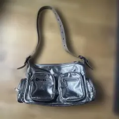 JEANASIS ショルダーバッグ メタリックシルバーのサムネイル