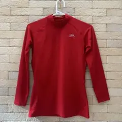 TIGORA ハイネックアンダーシャツ 160 cmレッド