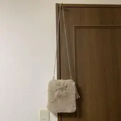 AZUL by moussy ファーバッグ