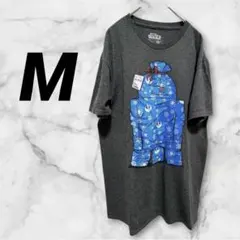 スターウォーズ R2D2 クリスマス 映画 Tシャツ チャコールグレー M 古着のサムネイル