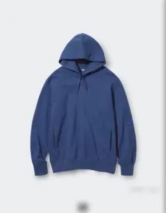 ユニクロ　スウェットプルパーカ　ブルー　L