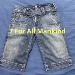 7 For All Mankind デニムハーフパンツ