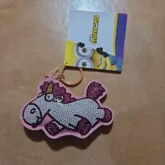 Minions ユニコーン ラインストーン キーホルダーのサムネイル