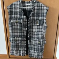 ITEMS URBAN RESEARCH チェック柄ベスト