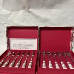 シルバー製スプーン 花柄銀スプーン6本セットMartian 新品未使用未開封