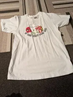 Supreme イラスト付きホワイトTシャツ S