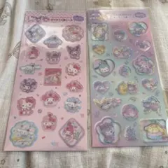 正規品　サンリオ　すりガラス風シール