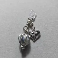 천연석 소달라이트 하트 참 더스트 플러그 타입 C