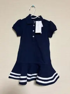 Ralph Lauren ネイビー ポロ　ベビーワンピース　12M