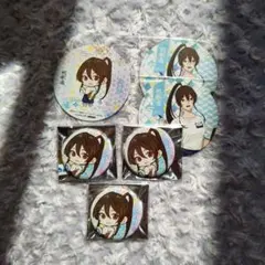 地獄楽　アニカフェ　佐切　コースター　缶バッジ