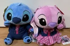 【タグ付】スティッチ ぎゃるKAWAふぉと BIGぬいぐるみ 全2種セットのサムネイル