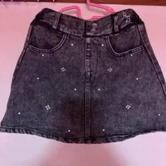 (美品) デニムスカート 140