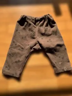 Disney ミッキー柄 ブラウンパンツ 90 80cm