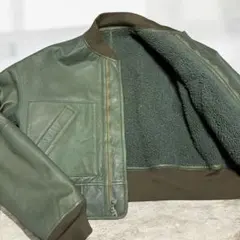 00s archive MA-1 jacket reversible boa