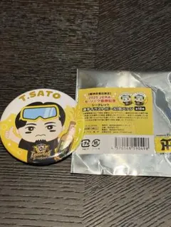 阪神タイガース　優勝記念シークレット選手イラスト(ビール)缶バッジ　佐藤輝明