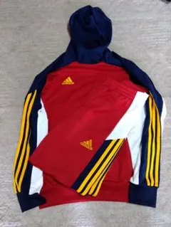 adidas （美品）フード付き　スエット　上下セット J S