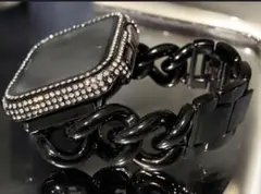 アップルウォッチカバーケースAppleWatch ステンチェーンバンドベルトB1